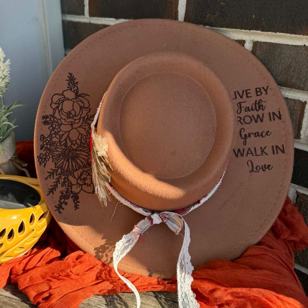 Live By Faith Boho Hat
